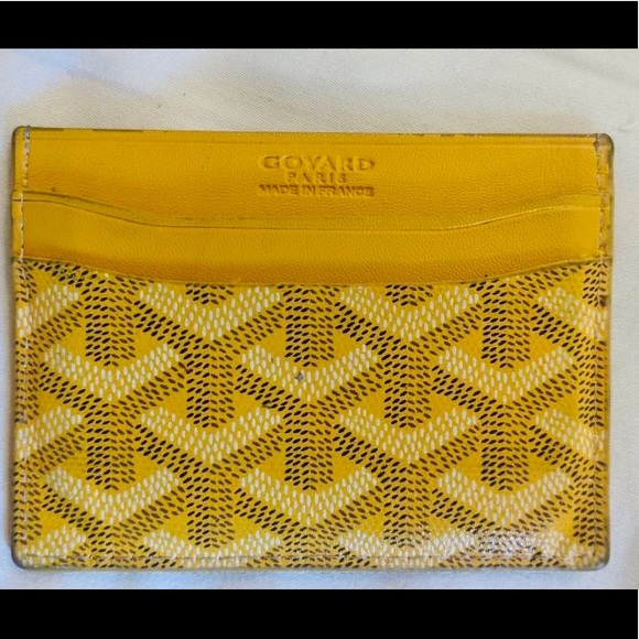 Goyard Saint-Sulpice Card Wallet - Yellow - Picture 2 of 2